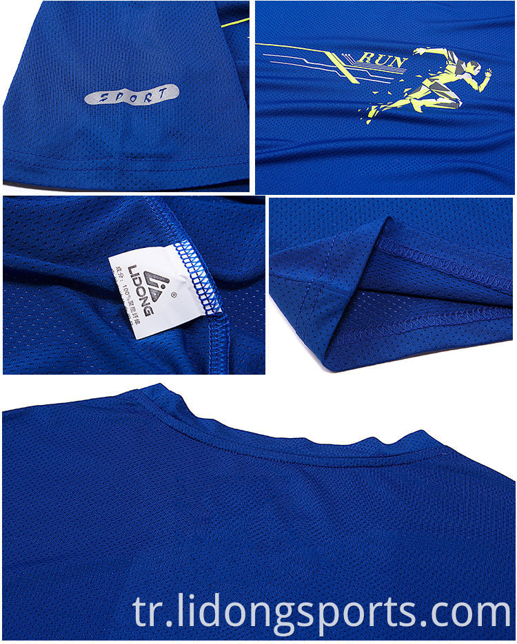 Toptan fit açık koşu koşu t gömlek spor t-shirt / erkek spor t shirt